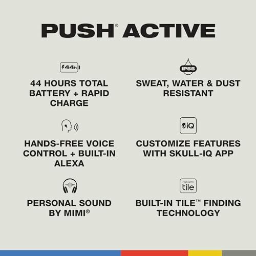 Push Active headphone features overview